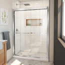 Duet Plus 50 - 54" W x 72" H Semi-Frameless Bypass Sliding Shower Door - image 1