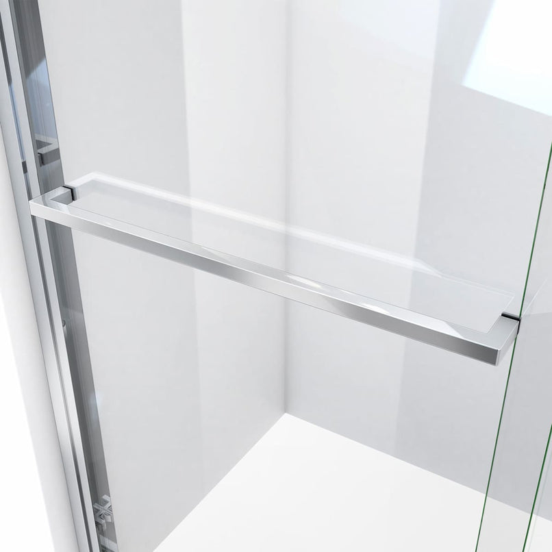 Duet Plus 50 - 54" W x 72" H Semi-Frameless Bypass Sliding Shower Door - image 3