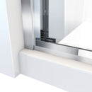 Duet Plus 55 - 59" W x 58" H Semi-Frameless Bypass Sliding Tub Door - image 5