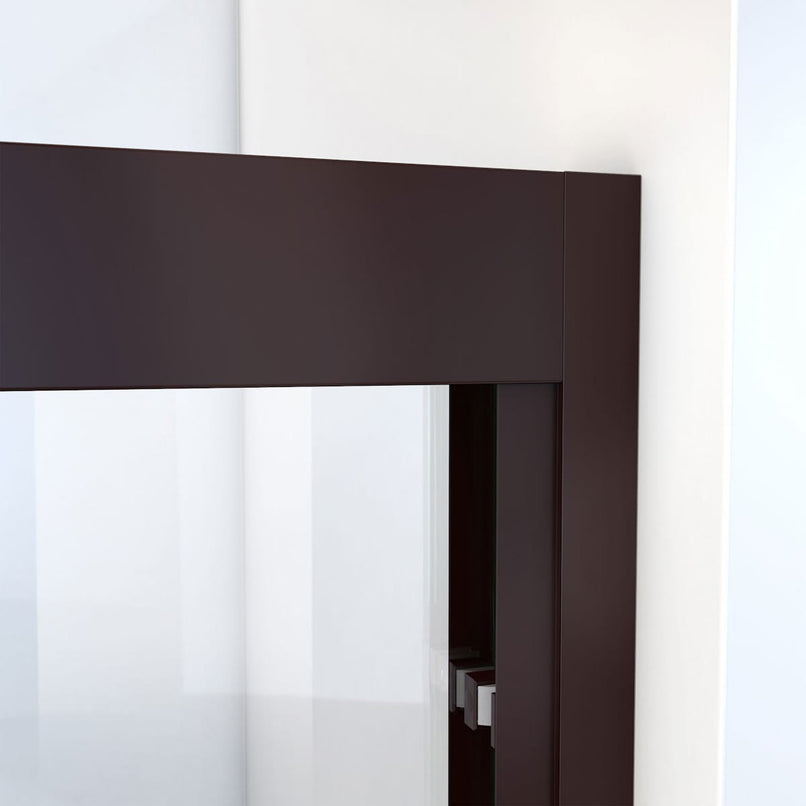 Duet Plus 55 - 59" W x 58" H Semi-Frameless Bypass Sliding Tub Door - image 12