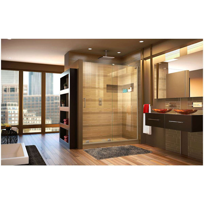 Mirage-X 72" High x 44" to 48" Width Sliding Frameless Shower Door with Clear Glass, Right-Wall Bracket - image 7