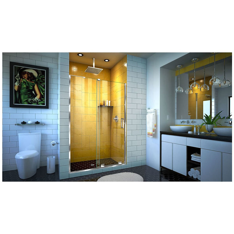 Mirage-Z 72" High x 48" Wide Sliding Frameless Shower Door with Clear Glass - image 2