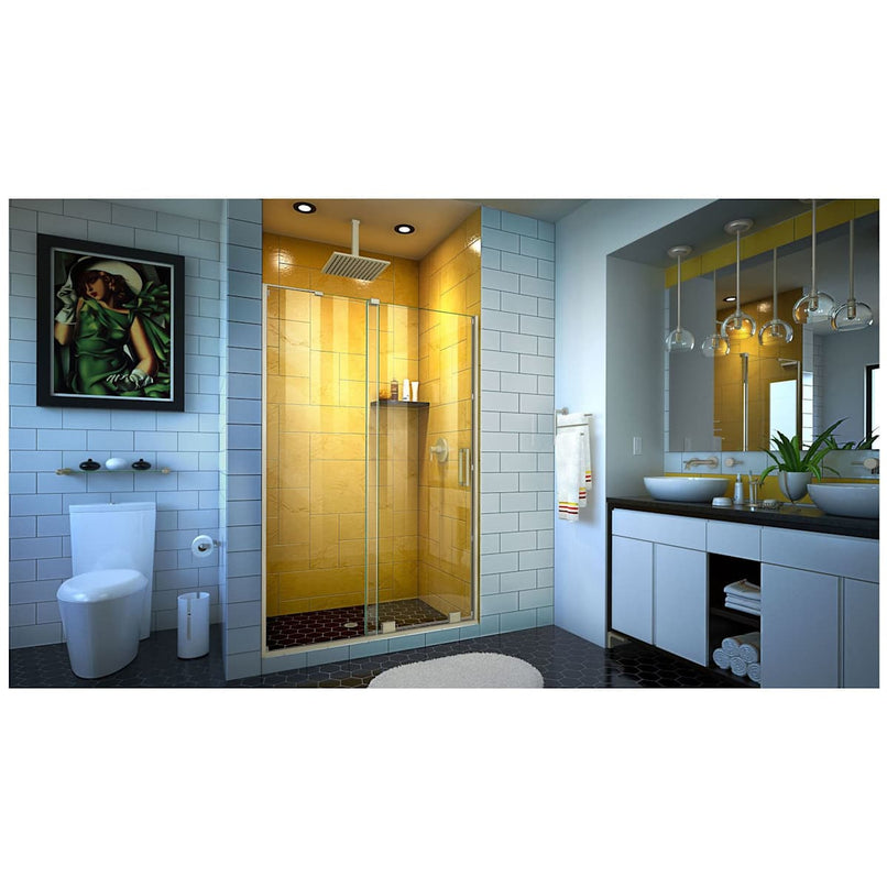 Mirage-Z 72" High x 48" Wide Sliding Frameless Shower Door with Clear Glass - image 6