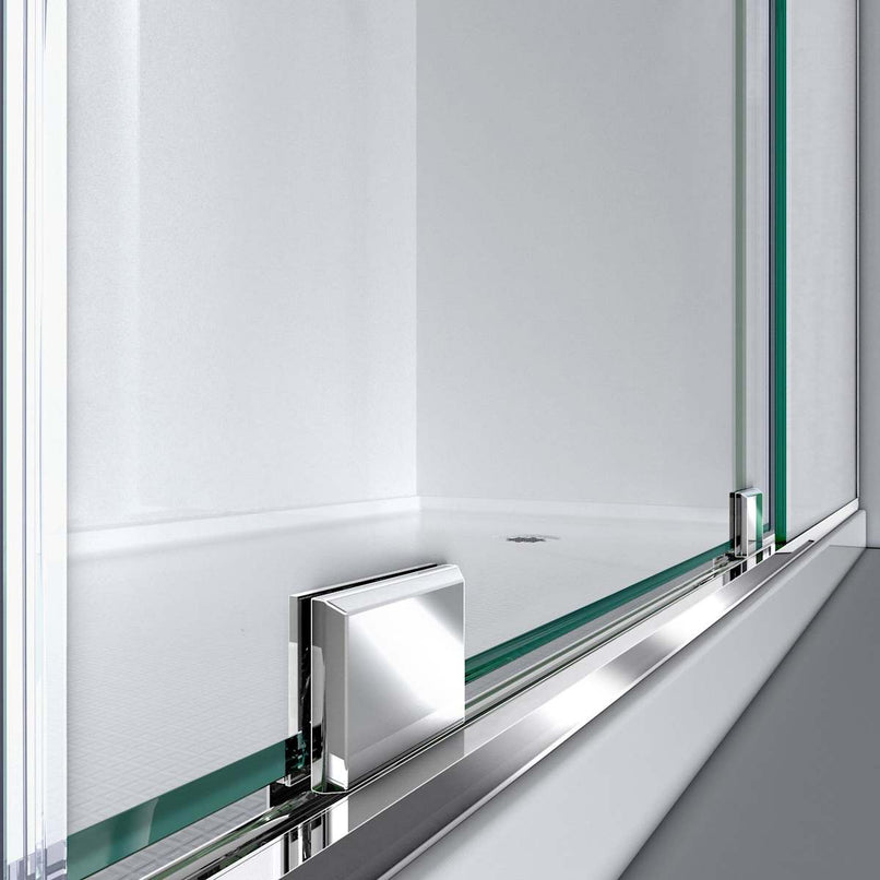 Mirage-X 71" High x 54" Wide Sliding Frameless Shower Door with Clear Glass - image 5
