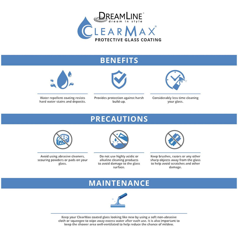 Mirage-X 71" High x 54" Wide Sliding Frameless Shower Door with Clear Glass - image 6