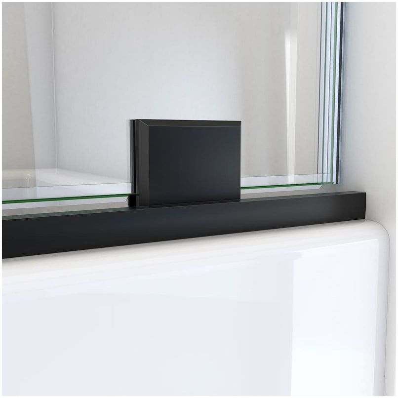 Mirage-X 58" High x 60" Wide Sliding Frameless Tub Door with Clear Glass - image 2