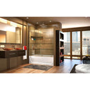 Mirage-X 56" - 60" W x 58" H Sliding Frameless Tub Door with Clear Glass and Fixed Left Panel - image 3
