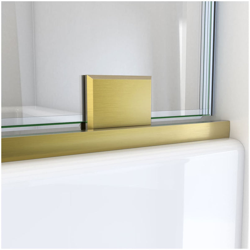 Mirage-X 60" W x 58" H Right-Wall Sliding Frameless Tub Door with Clear Glass and Fixed Right Panel - image 2