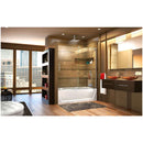 Mirage-X 60" W x 58" H Right-Wall Sliding Frameless Tub Door with Clear Glass and Fixed Right Panel - image 6