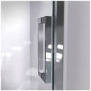 Mirage-Z 58" High x 60" Wide Sliding Frameless Shower Door with Clear Glass - image 3
