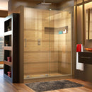 Mirage-X 72" High x 56" to 60" Width Sliding Frameless Shower Door with Clear Glass, Right-Wall Bracket - image 1