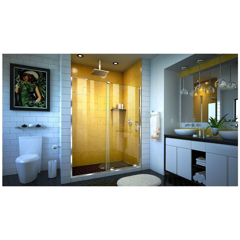 Mirage-Z 72" High x 60" Wide Sliding Frameless Shower Door with Clear Glass - image 2