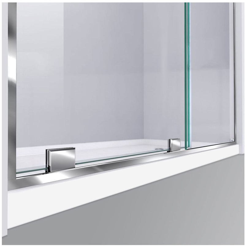 Mirage-Z 72" High x 60" Wide Sliding Frameless Shower Door with Clear Glass - image 5