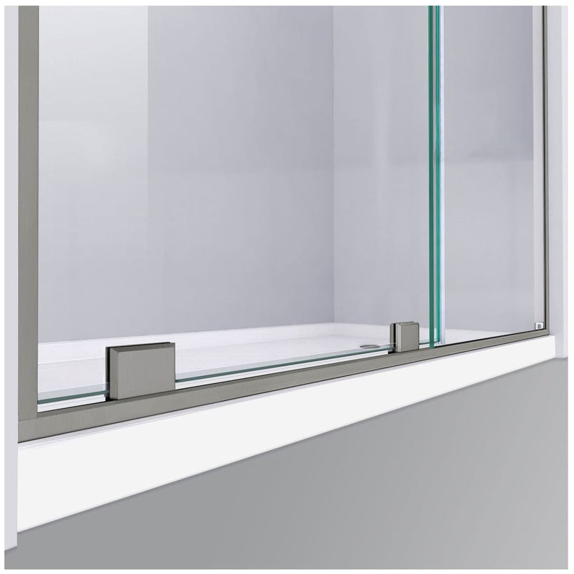 Mirage-Z 72" High x 60" Wide Sliding Frameless Shower Door with Clear Glass - image 9