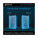 Unidoor 72" High x 30" Wide Hinged Frameless Shower Door with Clear Glass - image 18