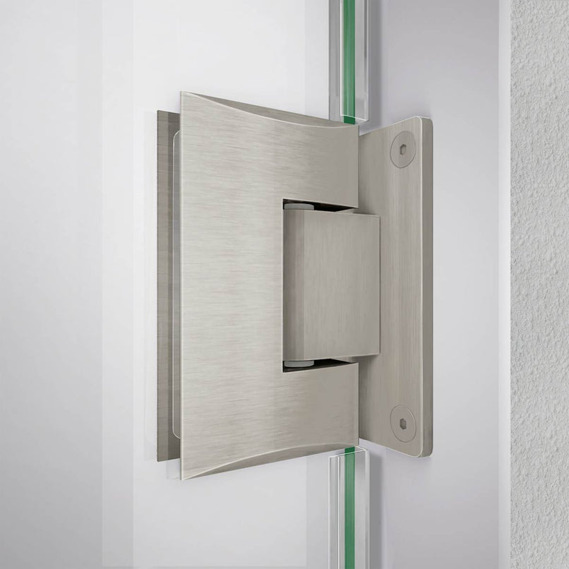 Unidoor-LS 72" High x 30" Wide Hinged Frameless Shower Door with Clear Glass - image 9