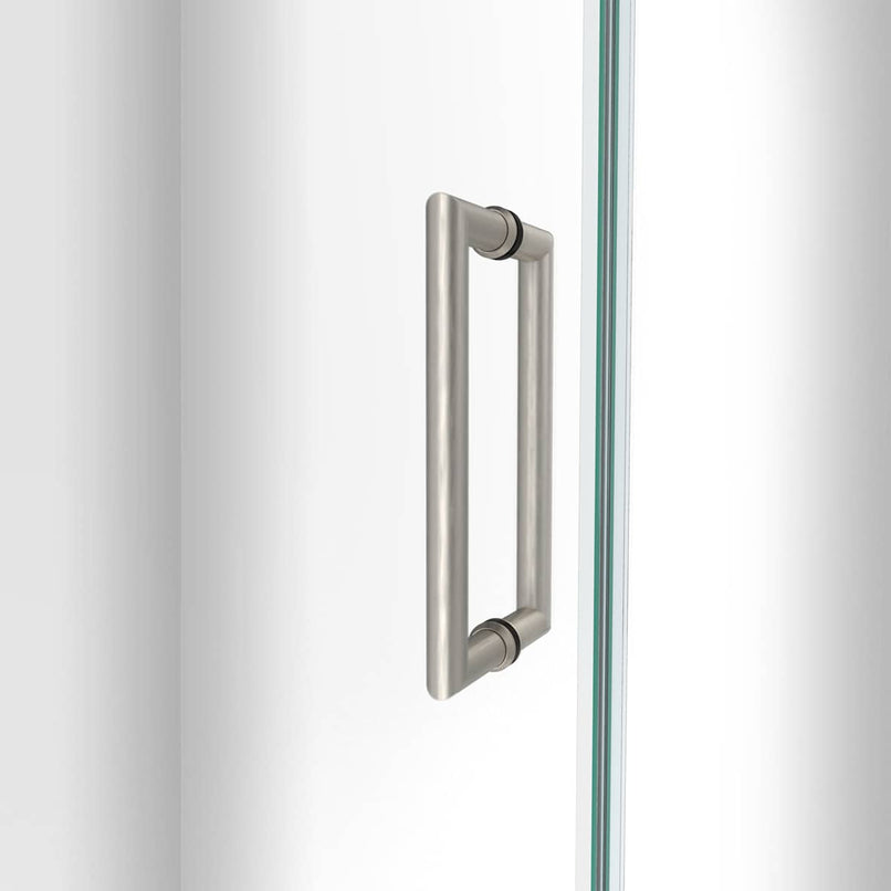 Unidoor-LS 72" High x 35" Wide Hinged Frameless Shower Door with Clear Glass - image 8