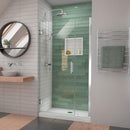 Unidoor-LS 72" High x 37" Wide Hinged Frameless Shower Door with Clear Glass - image 1