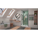 Unidoor-LS 72" High x 41" Wide Hinged Frameless Shower Door with Clear Glass - image 16