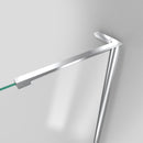 Unidoor-LS 72" High x 47" Wide Hinged Frameless Shower Door with Clear Glass - image 5