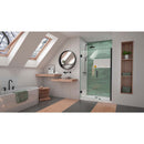 Unidoor-LS 72" High x 49" Wide Hinged Frameless Shower Door with Clear Glass - image 16