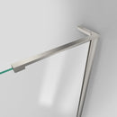 Unidoor-LS 72" High x 53" Wide Hinged Frameless Shower Door with Clear Glass - image 10