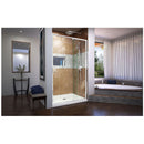 Flex 72" High x 48" Wide Hinged Framed Shower Door with Clear Glass - image 4