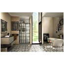 Unidoor Toulon 72" High x 40, 40.5" Wide Hinged Frameless Shower Door with Clear Glass - image 2