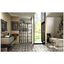 Unidoor Toulon 72" High x 46, 46.5" Wide Hinged Frameless Shower Door with Clear Glass - image 2