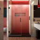 Unidoor Plus 72" High x 51-1/2" Wide Hinged Frameless Shower Door with Clear Glass - image 1