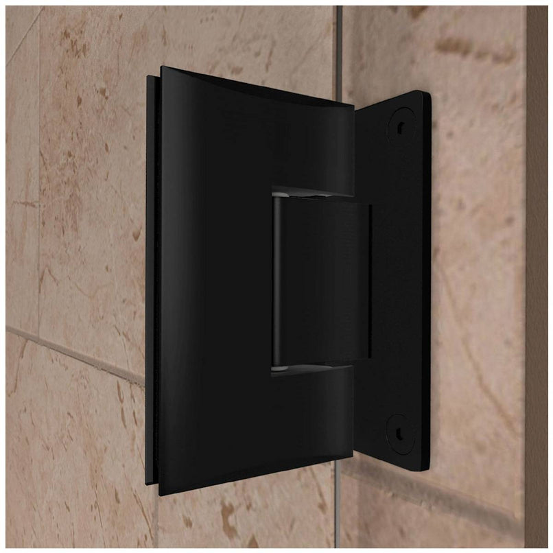 Unidoor Toulon 72" High x 52, 52.5" Wide Hinged Frameless Shower Door with Clear Glass - image 5