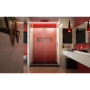 Unidoor Plus 72" High x 57-1/2" Wide Hinged Frameless Shower Door with Clear Glass - image 2