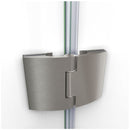 Aqua 58" High x 56" Wide x 30" Deep Hinged Frameless Shower Enclosure with Clear Glass - image 9