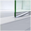 Linea Two Adjacent Frameless Shower Screens 30" and 34" W x 72" H, Open Entry Design - image 8