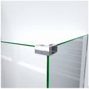 Linea Two Adjacent Frameless Shower Screens 30" and 34" W x 72" H, Open Entry Design - image 12