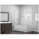 Aqua Ultra 58" High x " Wide x 30" Deep Hinged Frameless Shower Enclosure with Clear Glass - image 2