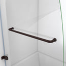 Aqua Uno 58" High x 34-5/16" Wide Hinged Frameless Tub Door with Clear Glass - image 15