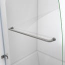 Aqua Uno 58" High x 34-5/16" Wide Hinged Frameless Tub Door with Clear Glass - image 25