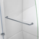 Aqua Uno 58" High x 56" Wide x 30" Deep Hinged Frameless Shower Enclosure with Clear Glass - image 13