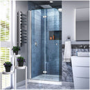 AquaFold 72" High x 33 1/2" Wide Pivot Frameless Shower Door with Clear Glass - image 1