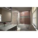 AquaSwing 58" High x 34" Wide Hinged Frameless Tub Door with Clear Glass - image 2