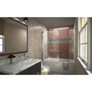 AquaSwing 58" High x 60" Wide Hinged Frameless Tub Door with Clear Glass - image 5