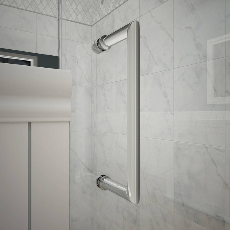 Elegance 72" High x 42-3/4" Wide Pivot Frameless Shower Door with Clear Glass - image 5