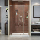 Elegance 72" High x 44-1/2" Wide Pivot Frameless Shower Door with Clear Glass - image 1
