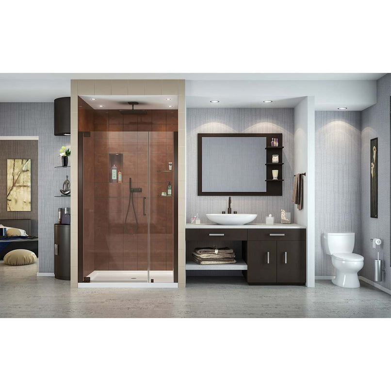 Elegance 72" High x 44-1/2" Wide Pivot Frameless Shower Door with Clear Glass - image 4