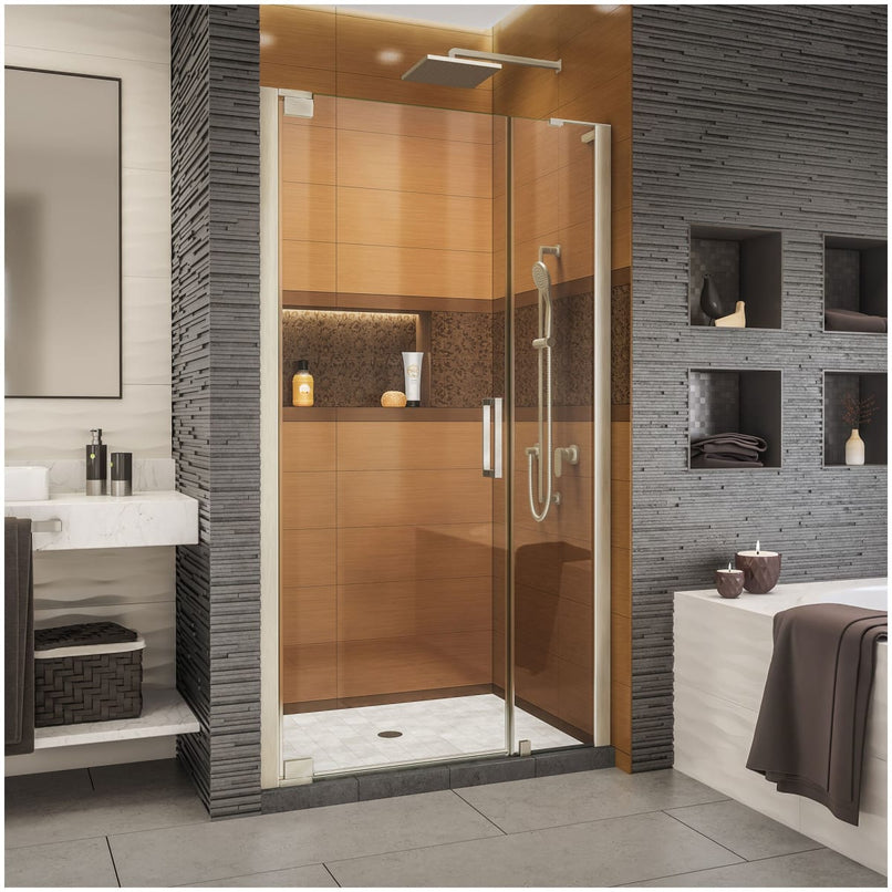 Elegance-LS 35 1/4 - 37 1/4" W x 72" H Frameless Pivot Shower Door - image 1