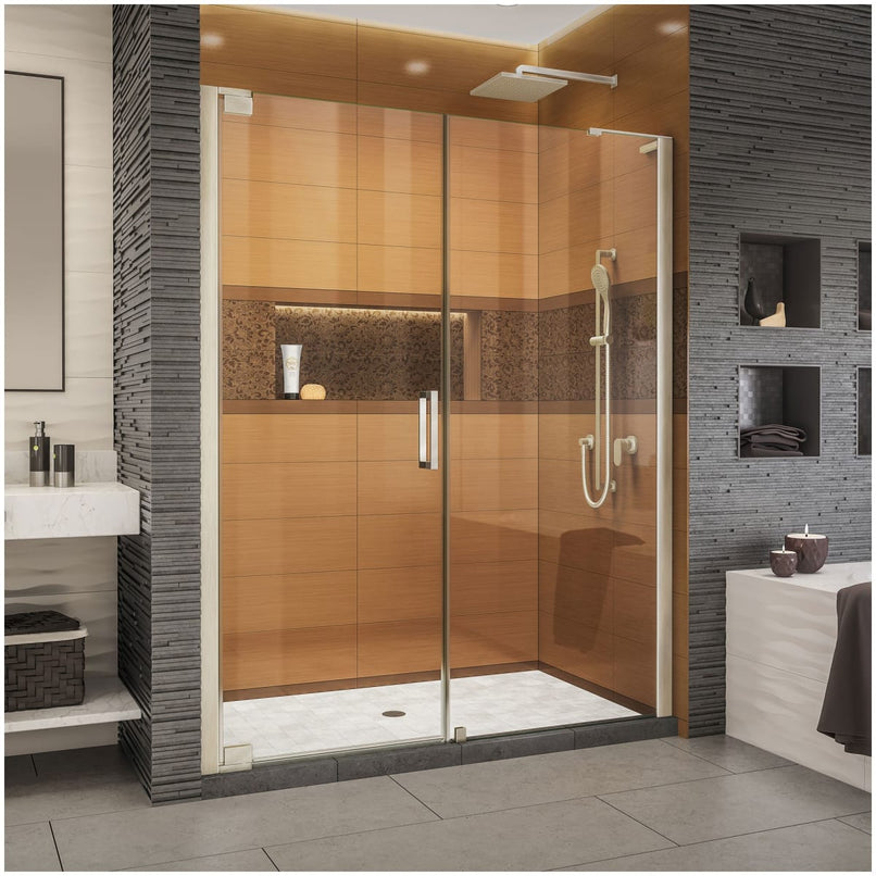 Elegance-LS 53 1/4 - 55 1/4" W x 72" H Frameless Pivot Shower Door - image 1