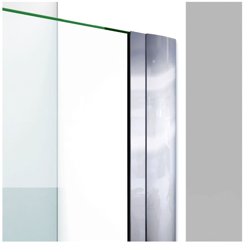 Elegance-LS 53 1/4 - 55 1/4" W x 72" H Frameless Pivot Shower Door - image 20