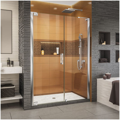 Elegance-LS 50 3/4 - 52 3/4" W x 72" H Frameless Pivot Shower Door - image 1