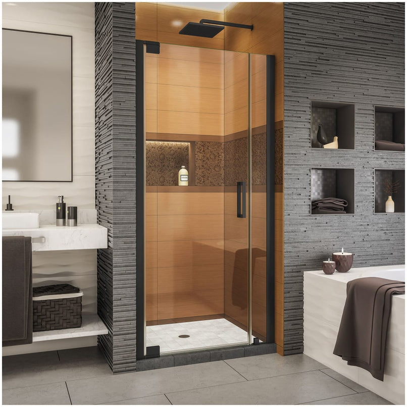 Elegance-LS 34 1/2 - 36 1/2" W x 72" H Frameless Pivot Shower Door - image 1